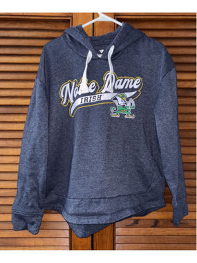 Notre Dame Fighting Irish Fanatics Hoodie Sweatshirt Women's Large
